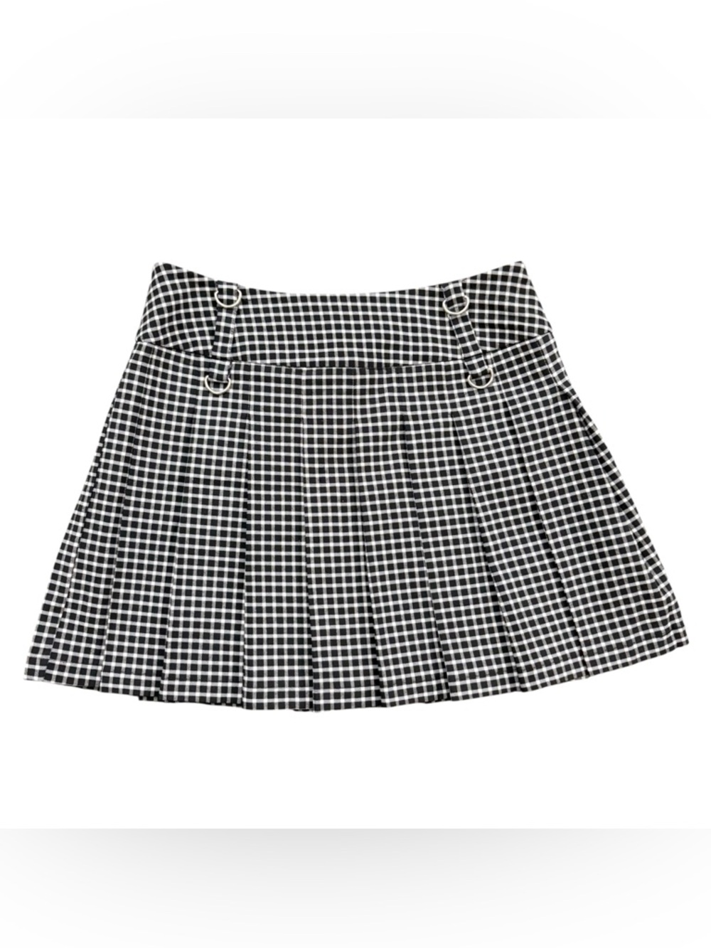 NWT F21 Forever 21 Plaid Pleated Skirt Large